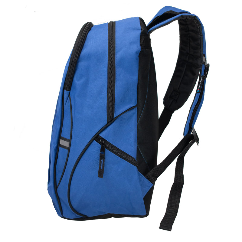 Plecak młodzieżowy miejski - szkolny - dwukomorowy - niebieski