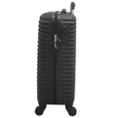 Walizka podróżna ABS - na kółkach - kabinowa - mała 20'' - czarna