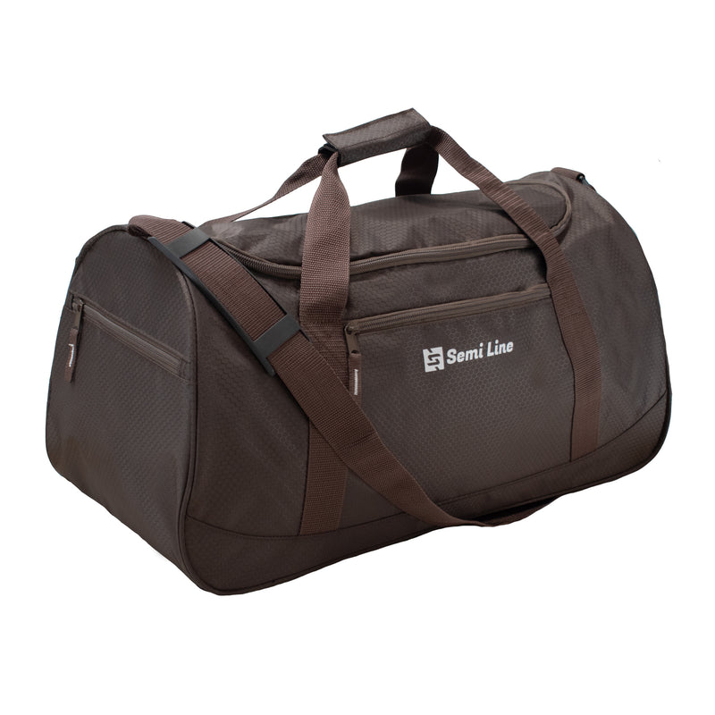 Torba sportowa fitness - brązowa - 40 l