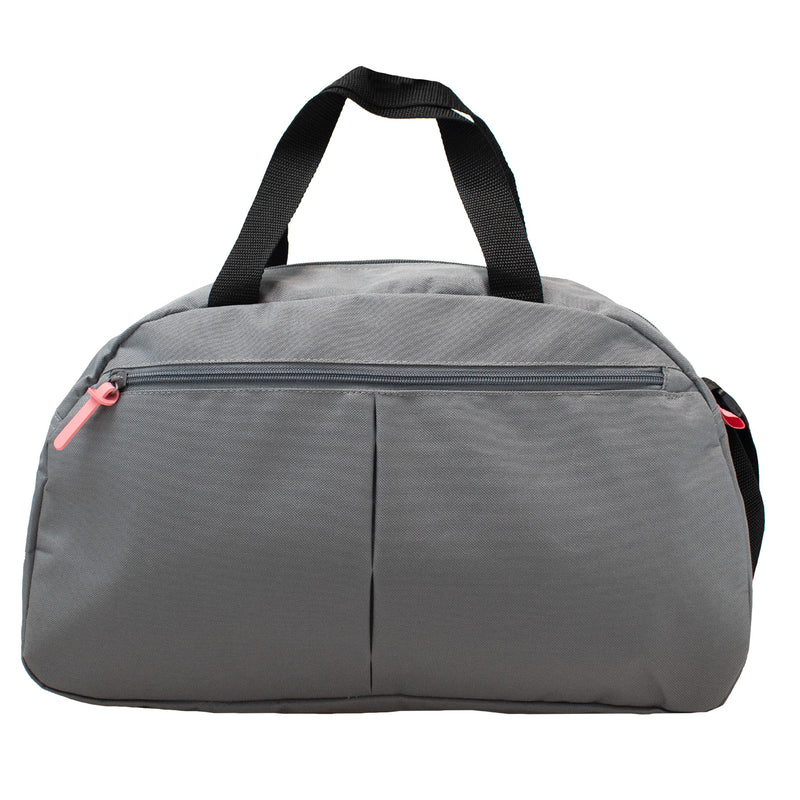 Poręczna torba sportowa fitness - 21L - szara