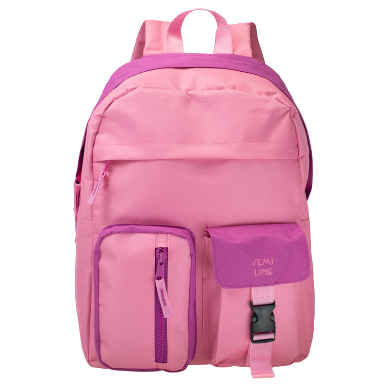 Plecak młodzieżowy miejski - szkolny - różowy