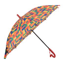 PARASOL DŁUGI DZIECIĘCY KLOCKI + GWIZDEK - 90CM
