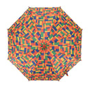 PARASOL DŁUGI DZIECIĘCY KLOCKI + GWIZDEK - 90CM