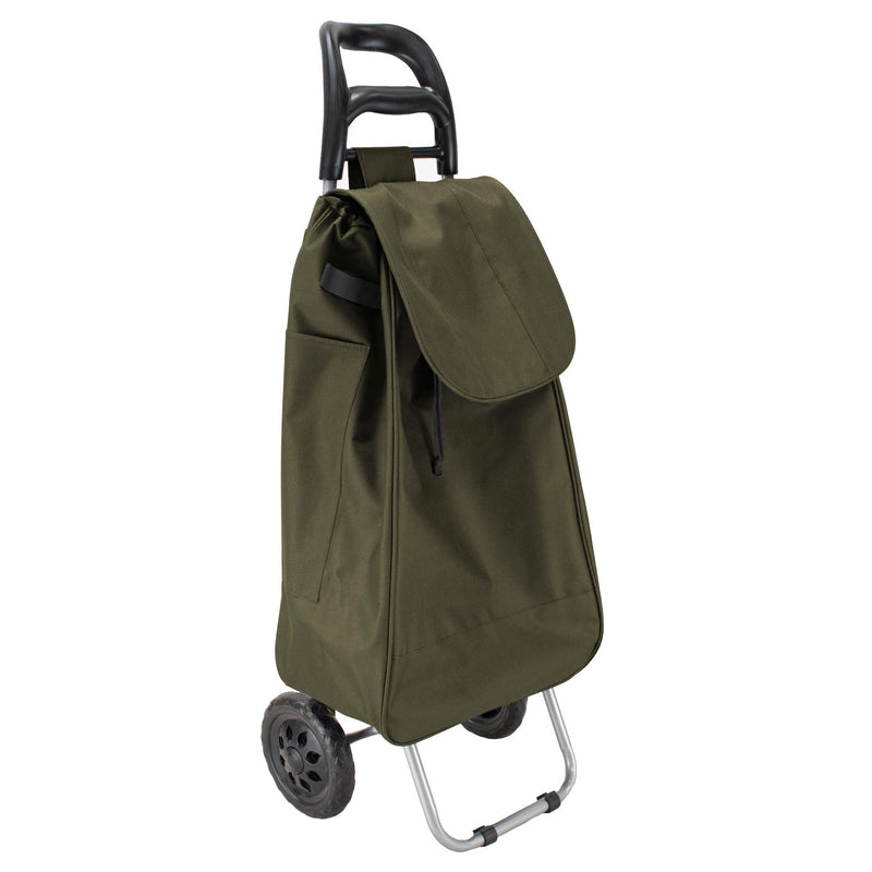 Wózek na zakupy 40L - khaki