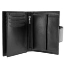 PORTFEL DAMSKI SKÓRZANY - DUŻY - NA NAP - RFID - CZARNY - W PUDEŁKU