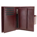 PORTFEL DAMSKI SKÓRZANY - DUŻY - NA NAP - RFID - BORDOWY - W PUDEŁKU