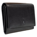 PORTFEL DAMSKI SKÓRZANY - DUŻY - NA NAP - RFID - CZARNY - W PUDEŁKU