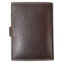 Portfel męski skórzany - średni - RFID - brązowy - w pudełku