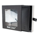 Portfel męski skórzany - mały - RFID - czarny - w pudełku