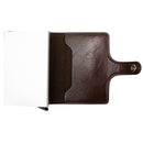 PORTFEL SKÓRZANY - RFID - BRĄZOWY - W PUDEŁKU