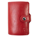 PORTFEL DAMSKI SKÓRZANY - RFID - CZERWONY - W PUDEŁKU