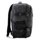 Plecak podróżny do samolotu 20 L - bagaż podręczny - czarny - eko skóra