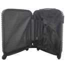 Walizka podróżna ABS - na kółkach - kabinowa - mała 20'' - czarna