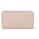 Portfel damski - duży, klasyczny, na zamek - blado różowy - Semi Line