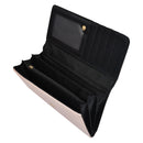 Portfel damski - duży, klasyczny, na klips - blado różowy - Semi Line