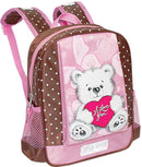Plecak dziecięcy - różowy z misiem