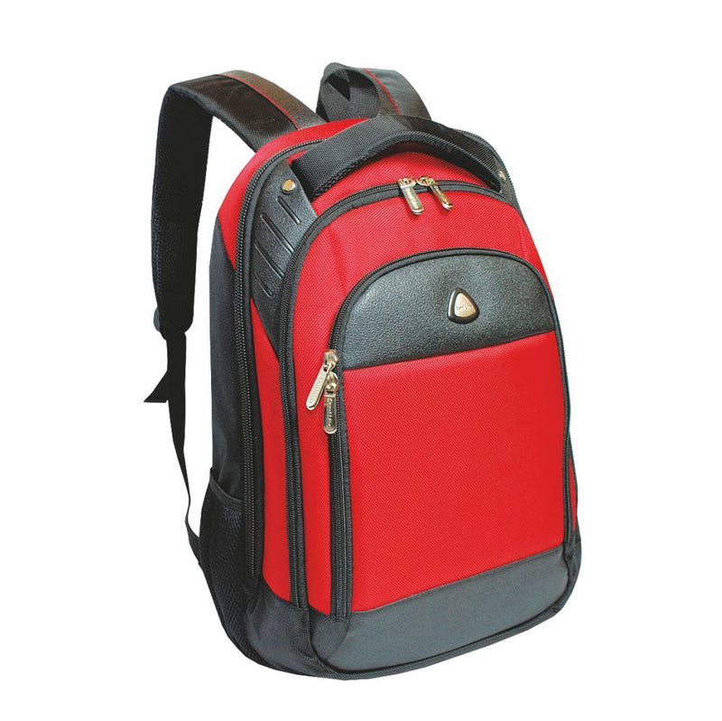 Plecak miejski na laptopa 15,6 - czarno-czerwony