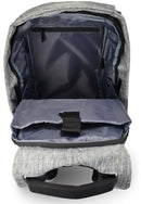 Plecak miejski na laptopa 14" - antykradzieżowy - szaro-czarny