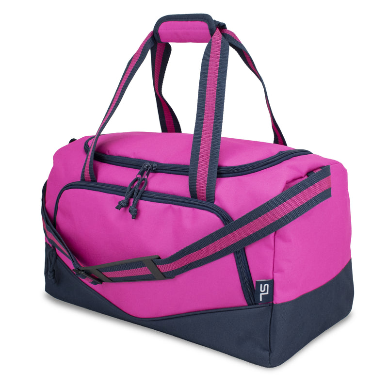 Poręczna torba sportowa fitness - 28L - różowa