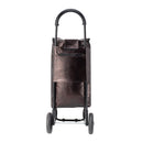 Wózek na zakupy z serii fashion - brązowy