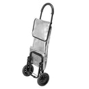 Wózek na zakupy z serii fashion - srebrny