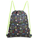 Worek plecak premium - do szkoły / przedszkola - Gamingowy czarny