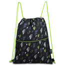 Worek plecak premium - do szkoły / przedszkola - Błyskawice czarny