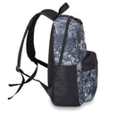 Plecak młodzieżowy - szkolny - z kieszonką - szary w palmy