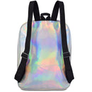 Plecak młodzieżowy miejski - szkolny - z kieszonką - błyszczący