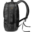 Plecak miejski na laptopa 14 - z funkcją torby - z portem USB - czarny moro