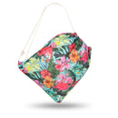 Worek plecak - flamingi kwiaty