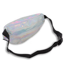 Nerka / biodrówka / saszetka - na pas - błyszcząca biała