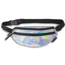 Nerka / biodrówka / saszetka - na pas - błyszcząca biała