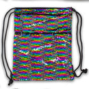 Worek plecak - kolorowe cekiny