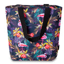 Torba plażowa - flamingi kwiaty