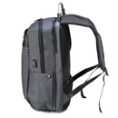 Plecak miejski na laptopa 15,6 - z portem USB - grafitowy