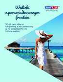 Walizka TeamX podróżna na kółkach - personalizowana - ze zdjęciem - granatowa